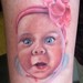 tattoo galleries/ - Baby color portrait tattoo